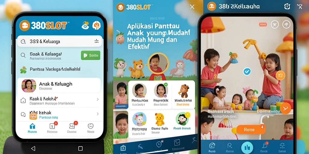 Antarmuka 380SLOT yang ramah pengguna untuk pemantauan anak.