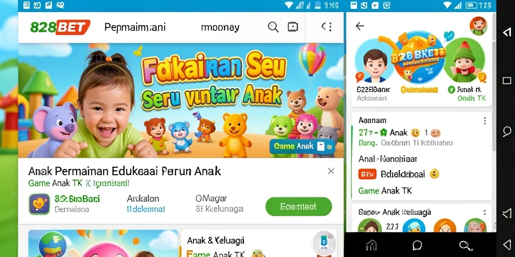 Antarmuka permainan edukatif yang menyenangkan di 828BET.