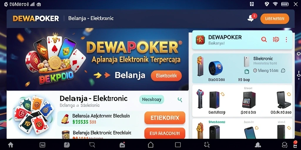 Tampilan antarmuka aplikasi DEWAPOKER yang menarik dan fungsional.