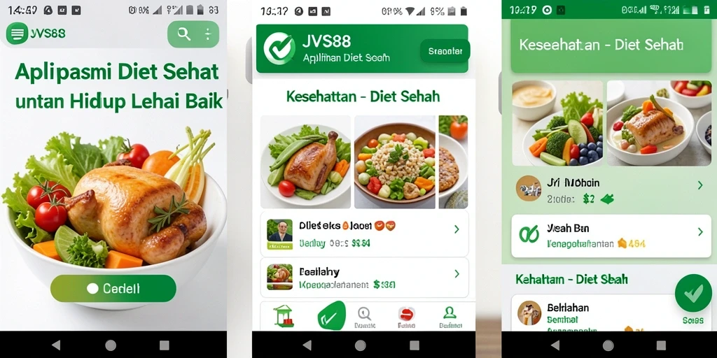 Tampilan antarmuka JVS88 yang menarik dan informatif untuk Diet Sehat.