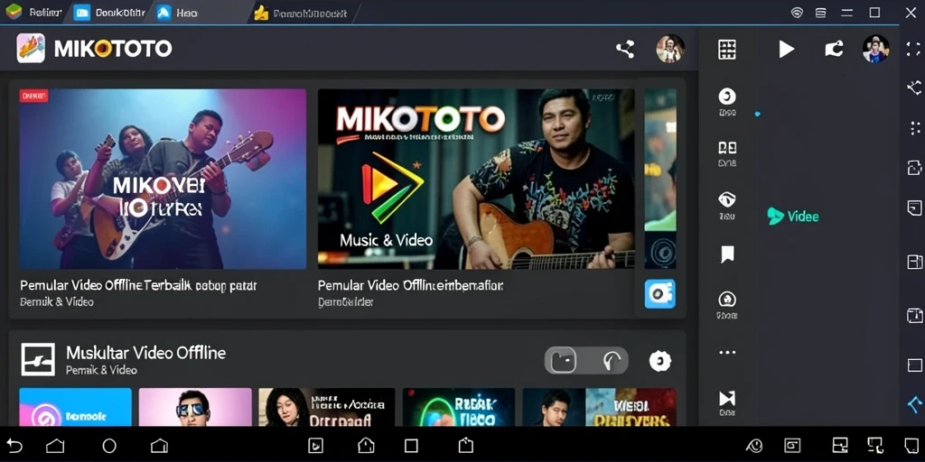 Antarmuka MIKOTOTO yang intuitif dan mudah digunakan.