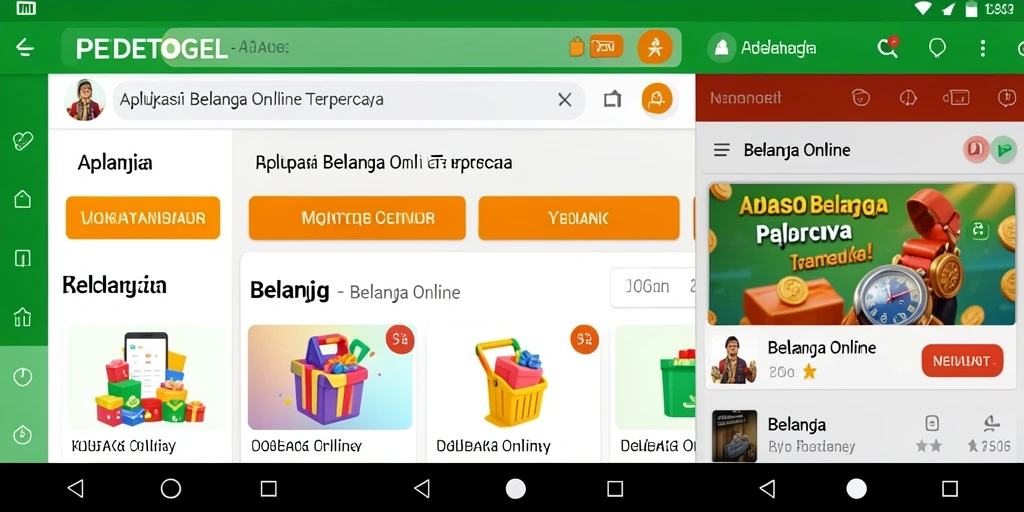 Antarmuka PEDETOGEL yang menarik dan mudah digunakan.