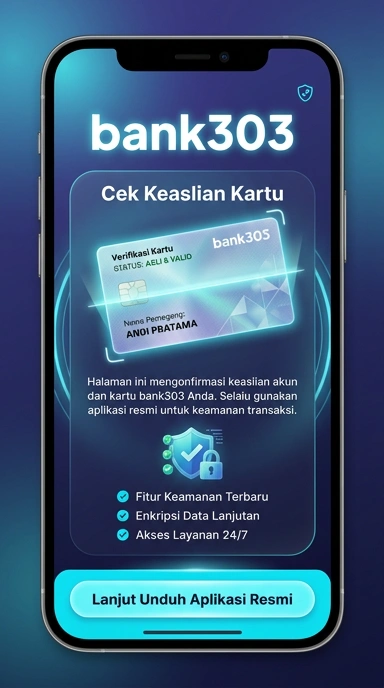 Halaman Resmi Bank303 untuk Pengguna Android