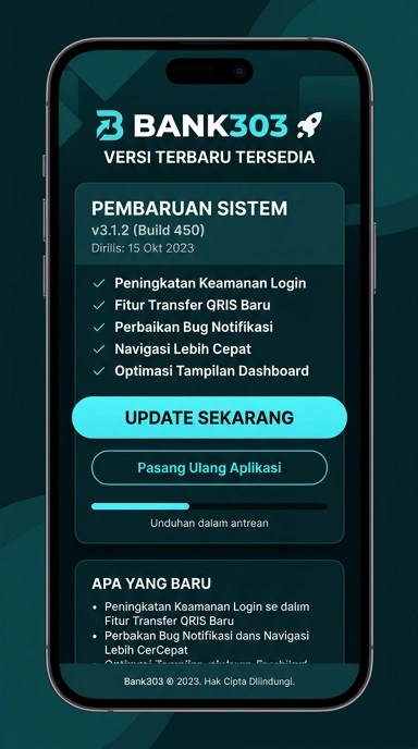 Riwayat Versi Aplikasi bank303 untuk Pengguna Android